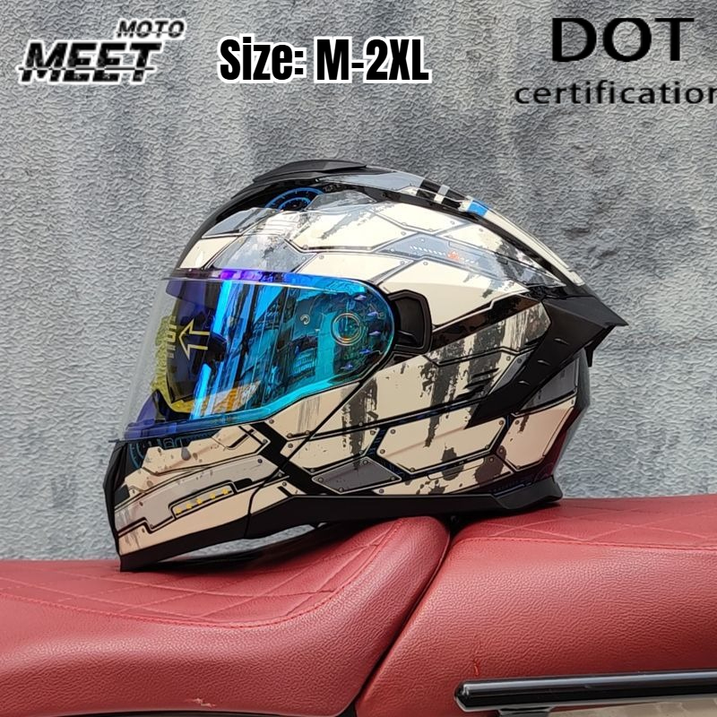 Unisex Full Face Motorcycle Ra - đánh giá và giá Quick Release Buckle Motorcycle Helmet