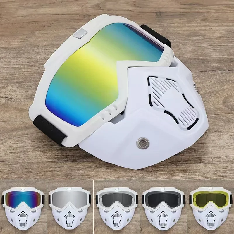 Motorcycle Goggles Mask Detach - đánh giá và giá Motorcycle Helmets